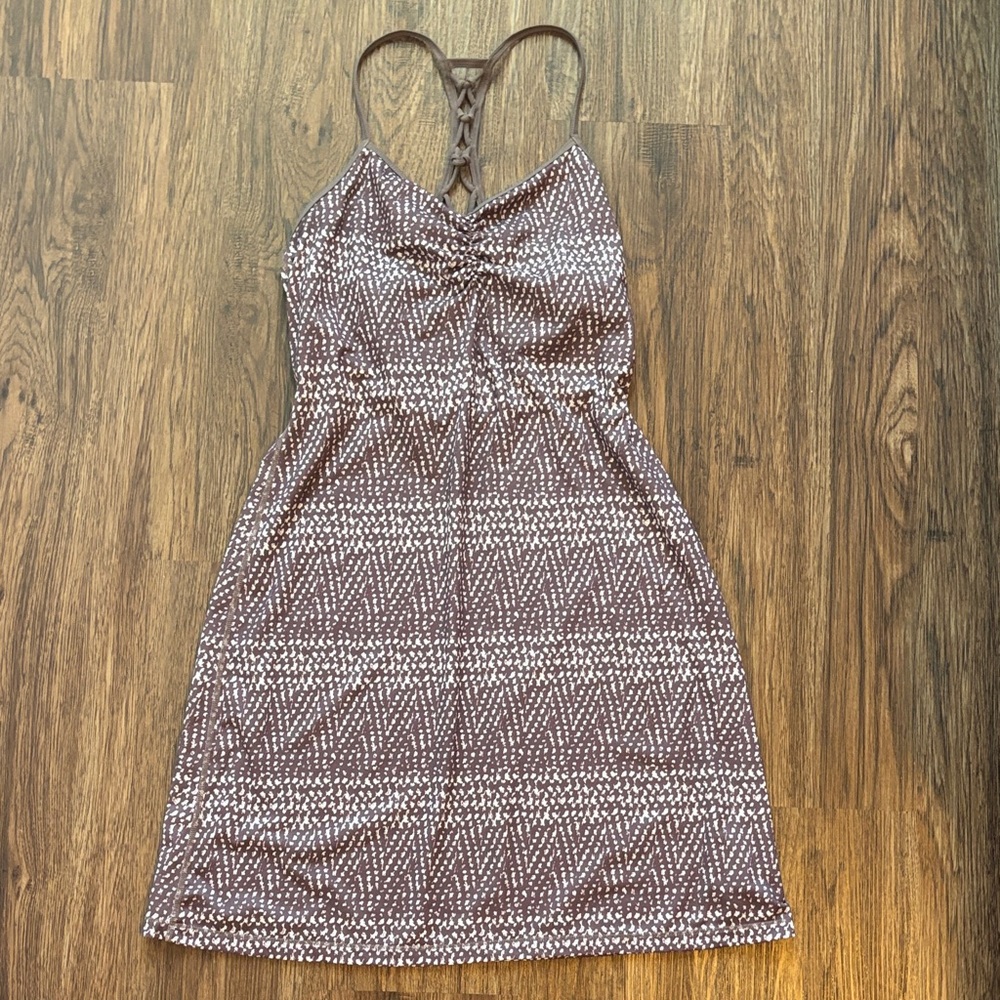 Prana Mauve Patterned Women's Dress